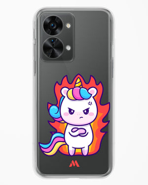 Grumpy Unicorn Crystal Clear Transparent Case-(OnePlus)