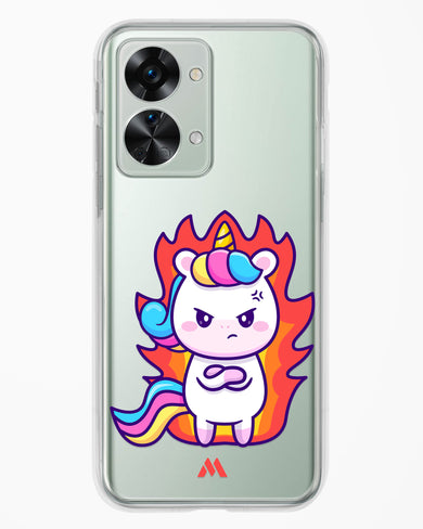 Grumpy Unicorn Crystal Clear Transparent Case-(OnePlus)