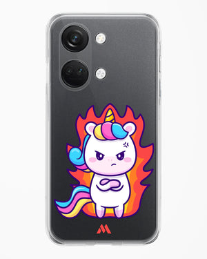 Grumpy Unicorn Crystal Clear Transparent Case-(OnePlus)