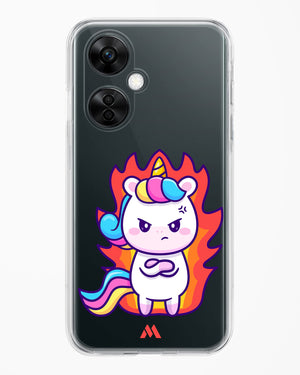 Grumpy Unicorn Crystal Clear Transparent Case-(OnePlus)