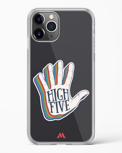 High Five Crystal Clear Transparent Case-(Apple)