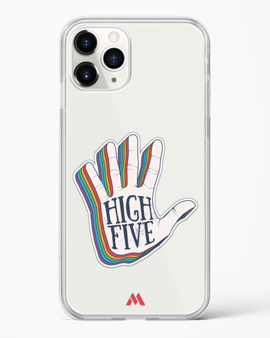 High Five Crystal Clear Transparent Case-(Apple)