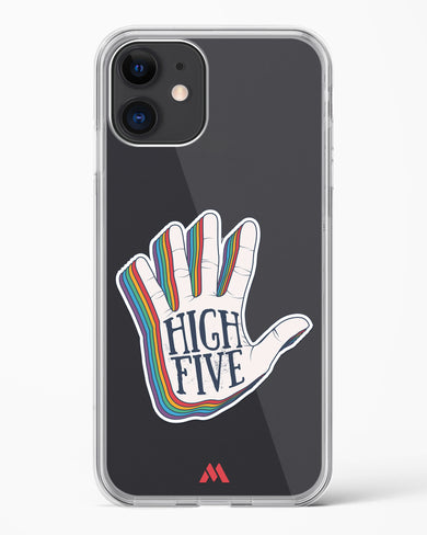 High Five Crystal Clear Transparent Case-(Apple)