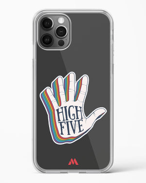 High Five Crystal Clear Transparent Case-(Apple)