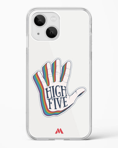 High Five Crystal Clear Transparent Case-(Apple)