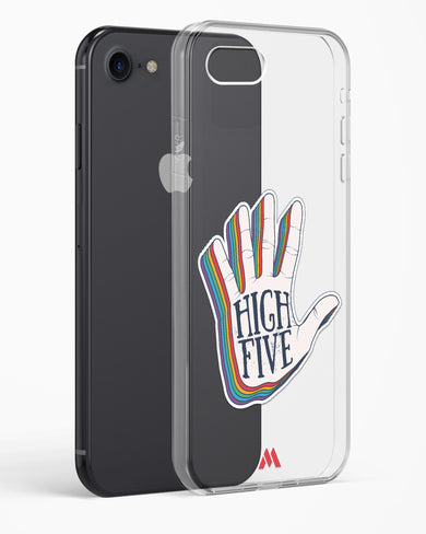 High Five Crystal Clear Transparent Case-(Apple)