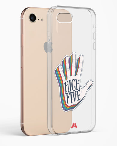 High Five Crystal Clear Transparent Case-(Apple)