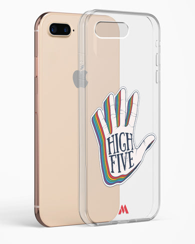 High Five Crystal Clear Transparent Case-(Apple)