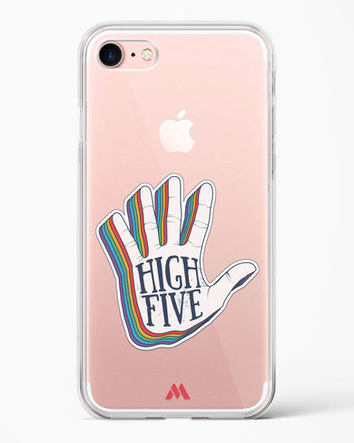 High Five Crystal Clear Transparent Case-(Apple)