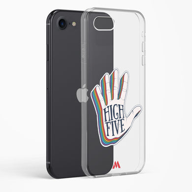 High Five Crystal Clear Transparent Case-(Apple)