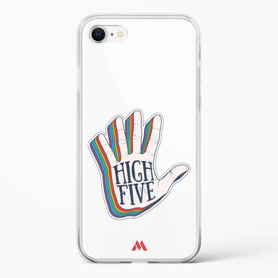 High Five Crystal Clear Transparent Case-(Apple)