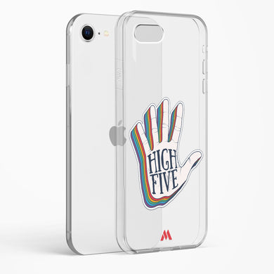 High Five Crystal Clear Transparent Case-(Apple)