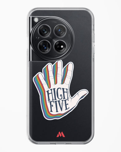 High Five Crystal Clear Transparent Case-(OnePlus)