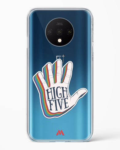 High Five Crystal Clear Transparent Case-(OnePlus)