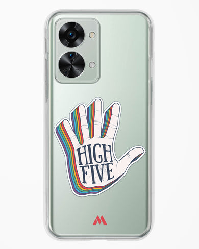 High Five Crystal Clear Transparent Case-(OnePlus)