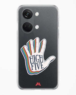 High Five Crystal Clear Transparent Case-(OnePlus)