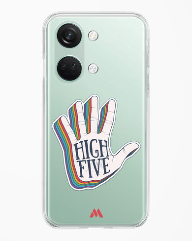 High Five Crystal Clear Transparent Case-(OnePlus)