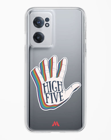 High Five Crystal Clear Transparent Case-(OnePlus)