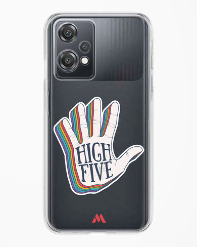 High Five Crystal Clear Transparent Case-(OnePlus)