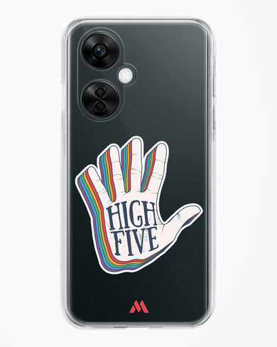 High Five Crystal Clear Transparent Case-(OnePlus)