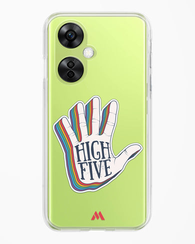 High Five Crystal Clear Transparent Case-(OnePlus)