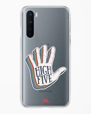 High Five Crystal Clear Transparent Case-(OnePlus)