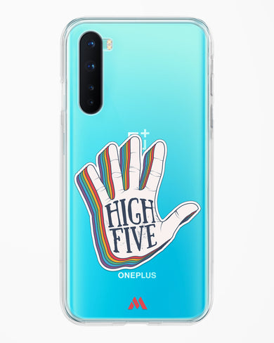 High Five Crystal Clear Transparent Case-(OnePlus)