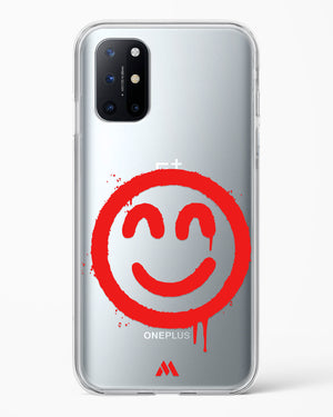 Painted Smiley Crystal Clear Transparent Case-(OnePlus)