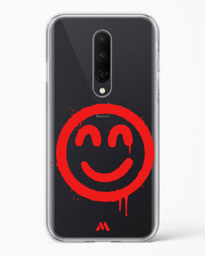 Painted Smiley Crystal Clear Transparent Case-(OnePlus)