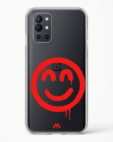 Painted Smiley Crystal Clear Transparent Case-(OnePlus)