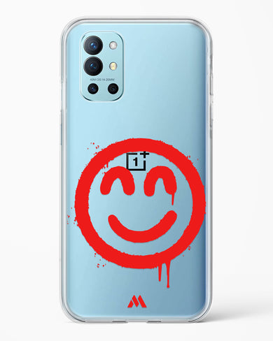 Painted Smiley Crystal Clear Transparent Case-(OnePlus)