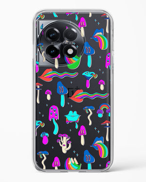 Stickered Grub Crystal Clear Transparent Case-(OnePlus)