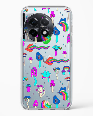 Stickered Grub Crystal Clear Transparent Case-(OnePlus)