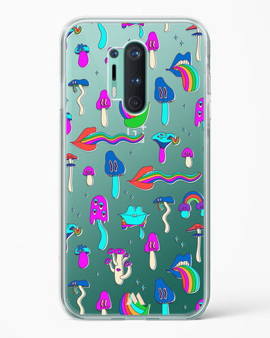 Stickered Grub Crystal Clear Transparent Case-(OnePlus)