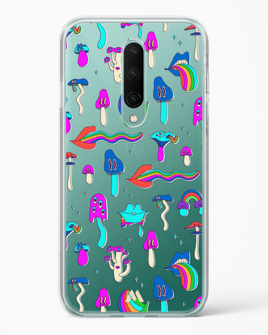 Stickered Grub Crystal Clear Transparent Case-(OnePlus)