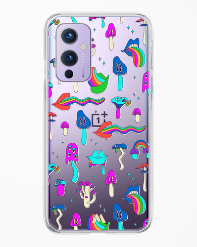 Stickered Grub Crystal Clear Transparent Case-(OnePlus)