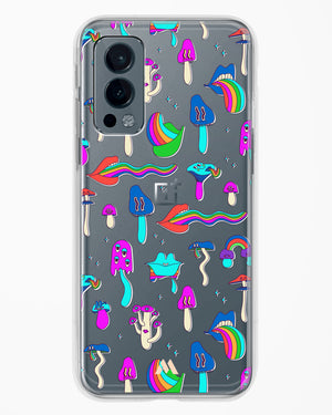 Stickered Grub Crystal Clear Transparent Case-(OnePlus)