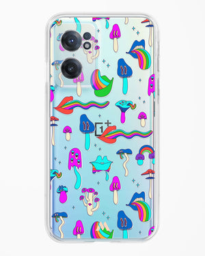 Stickered Grub Crystal Clear Transparent Case-(OnePlus)