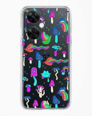 Stickered Grub Crystal Clear Transparent Case-(OnePlus)