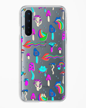 Stickered Grub Crystal Clear Transparent Case-(OnePlus)