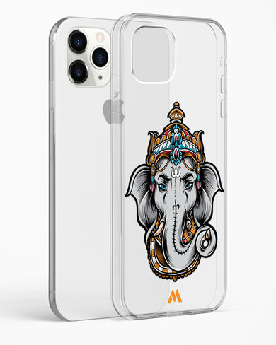 Regal Ganesha Crystal Clear Transparent Case-(Apple)