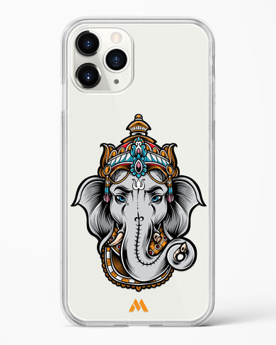 Regal Ganesha Crystal Clear Transparent Case-(Apple)