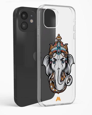 Regal Ganesha Crystal Clear Transparent Case-(Apple)