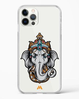 Regal Ganesha Crystal Clear Transparent Case-(Apple)