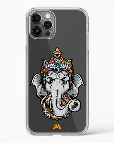 Regal Ganesha Crystal Clear Transparent Case-(Apple)