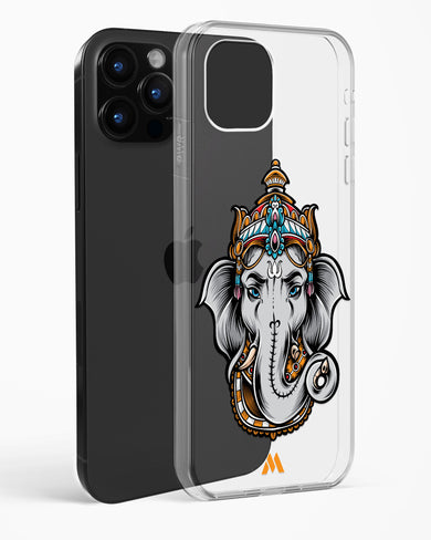 Regal Ganesha Crystal Clear Transparent Case-(Apple)