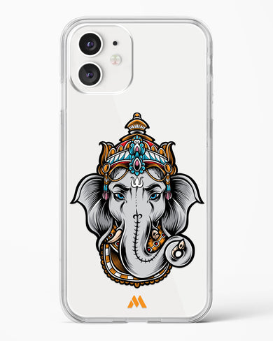 Regal Ganesha Crystal Clear Transparent Case-(Apple)