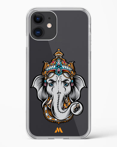 Regal Ganesha Crystal Clear Transparent Case-(Apple)