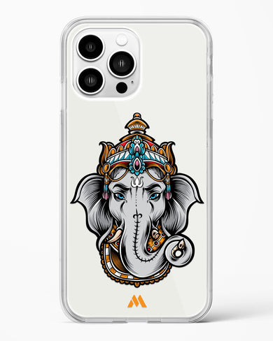 Regal Ganesha Crystal Clear Transparent Case-(Apple)