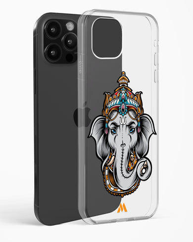 Regal Ganesha Crystal Clear Transparent Case-(Apple)